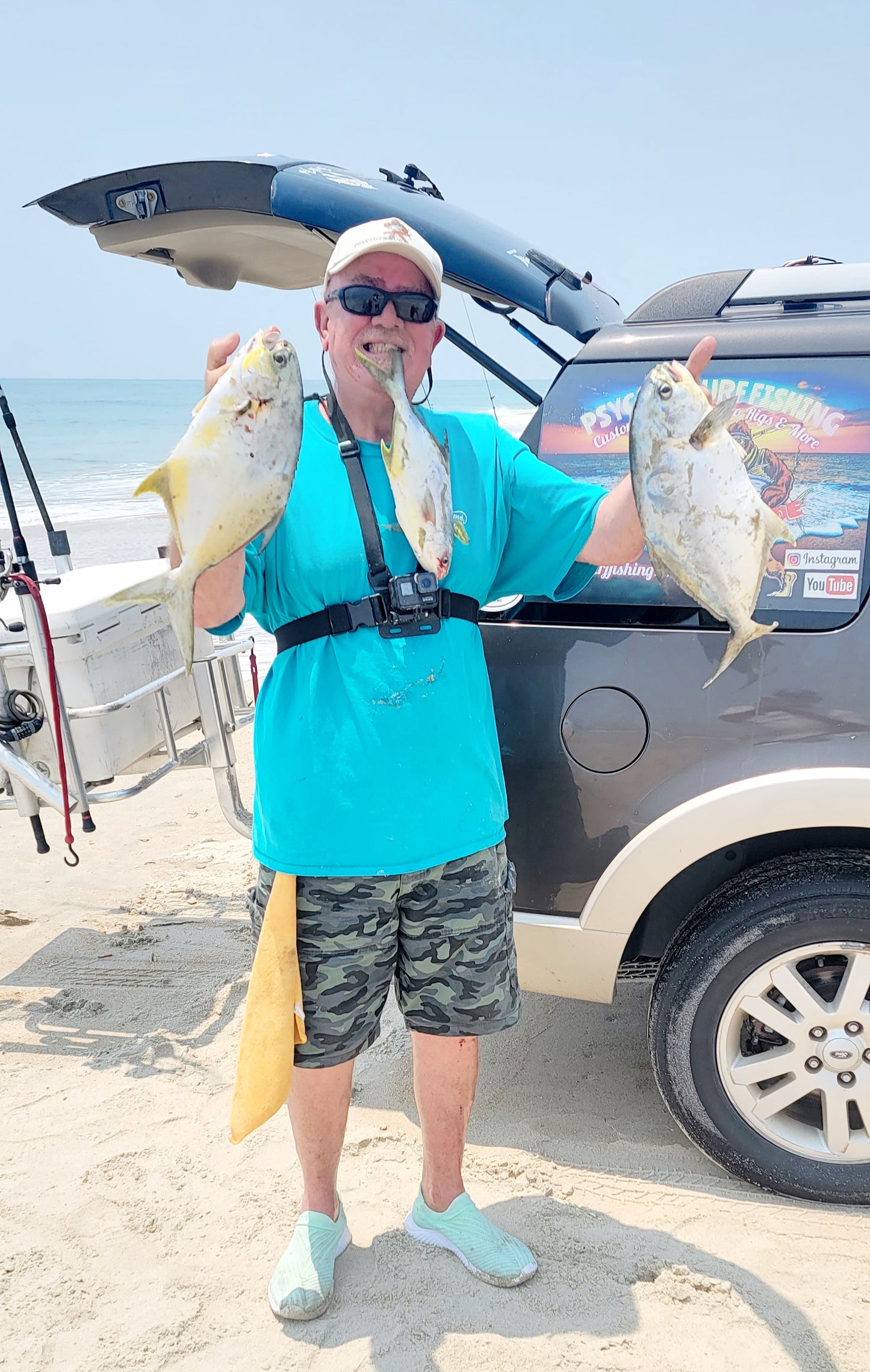 💲 Ghost Shrimp Series! "RATTLER" Premium Pompano Rigs