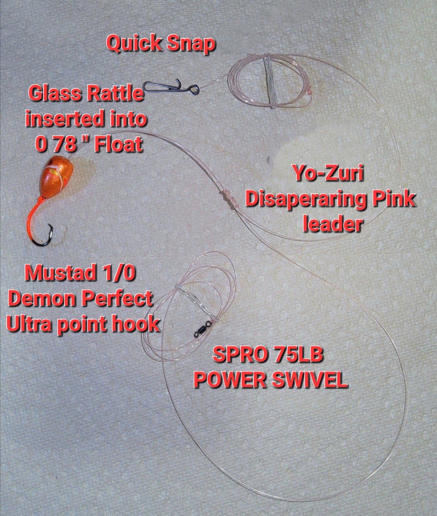 💲 Ghost Shrimp Series! "RATTLER" Premium Pompano Rigs