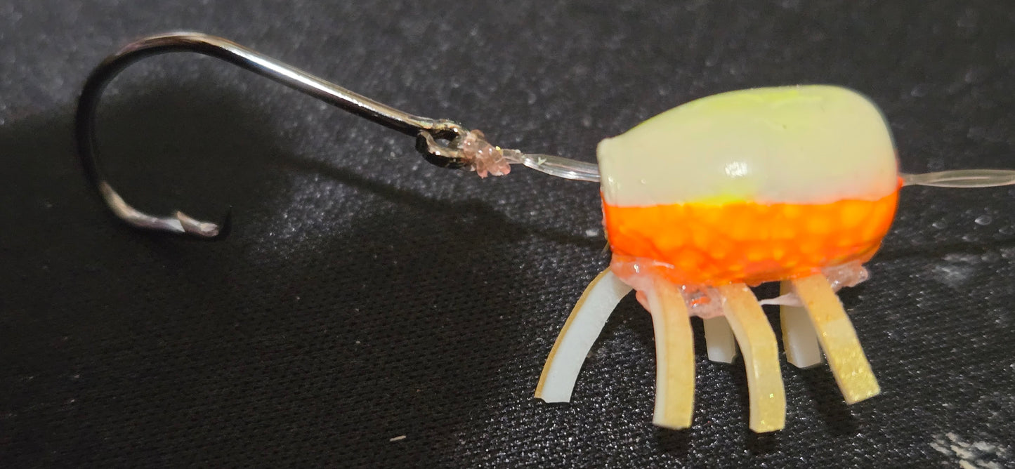 Floating Hook- Soft Sand Flea with Legs & Eggs