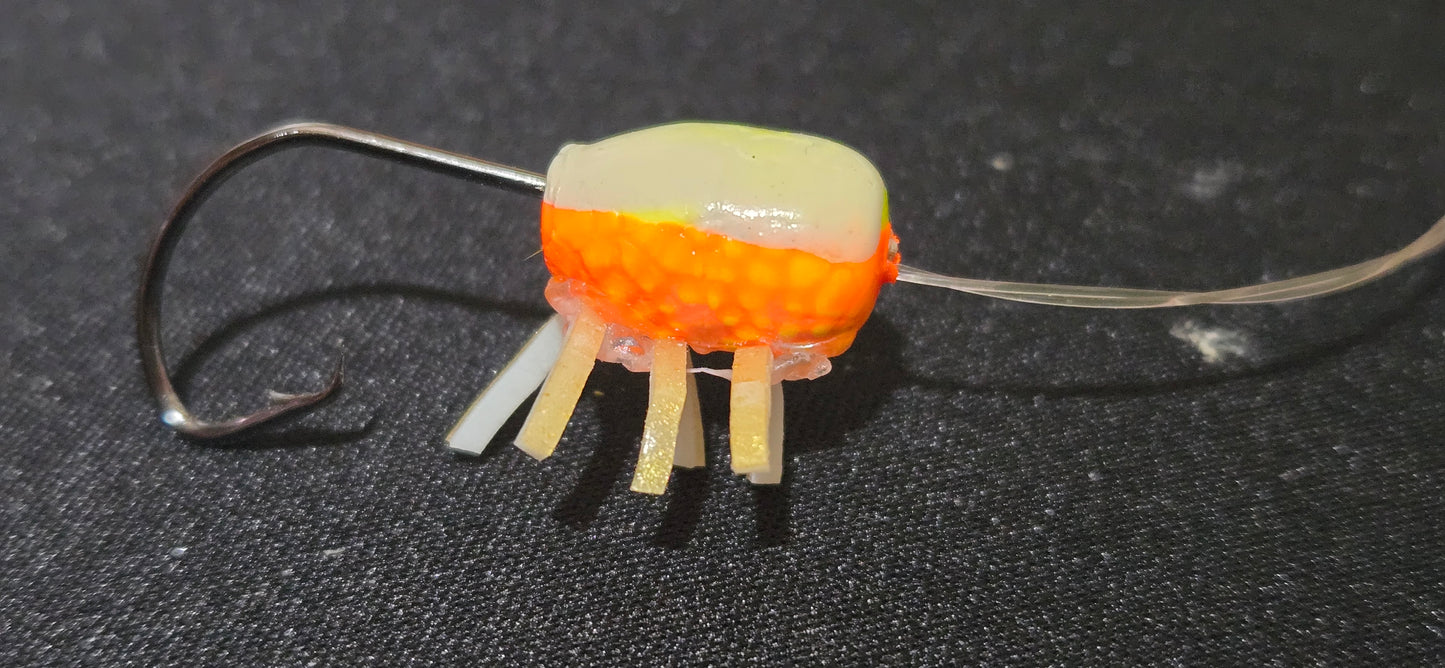Floating Hook- Soft Sand Flea with Legs & Eggs