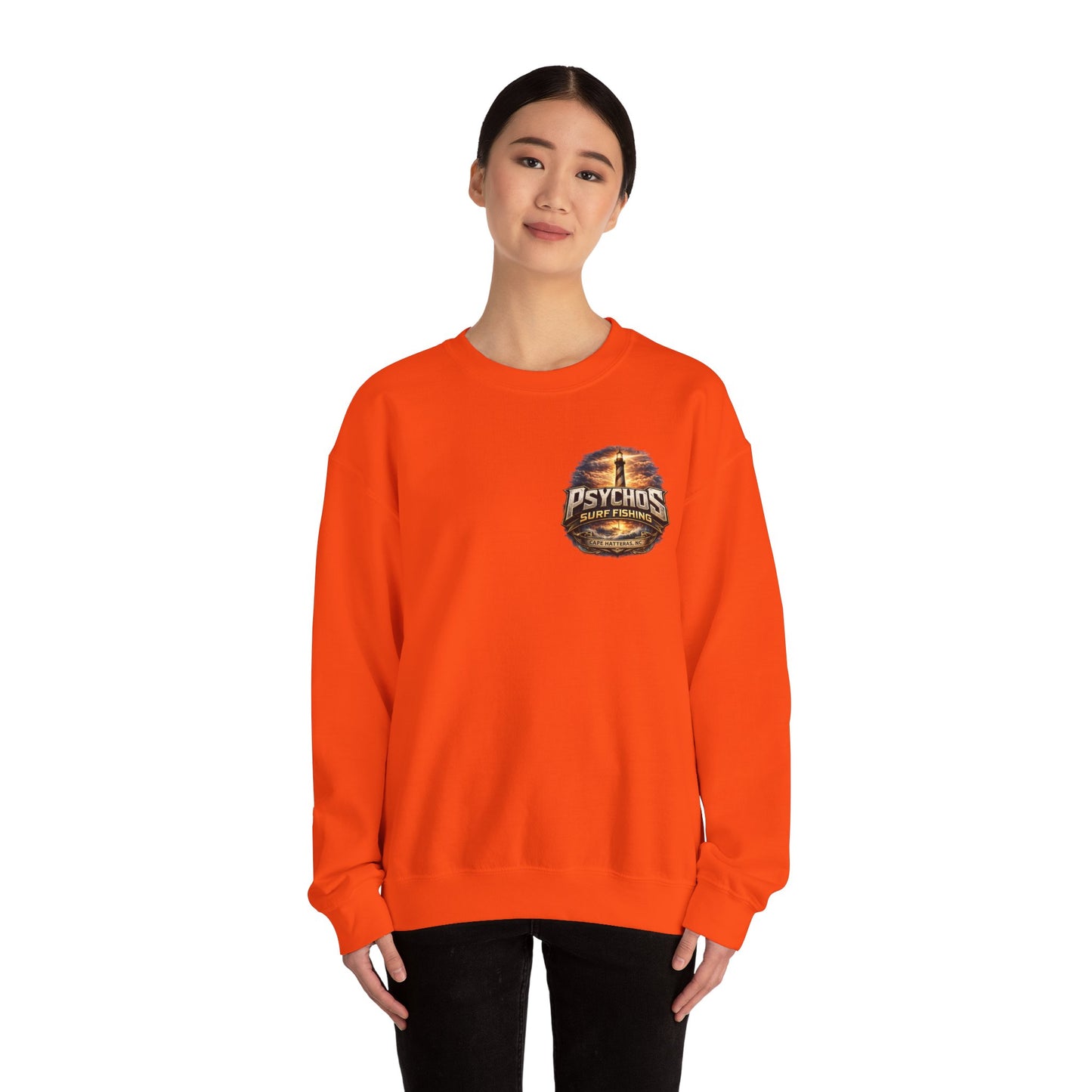 Semi-Quincennial 250 Years Crewneck Sweatshirt — Psychos Surf Fishing Retro USA Design