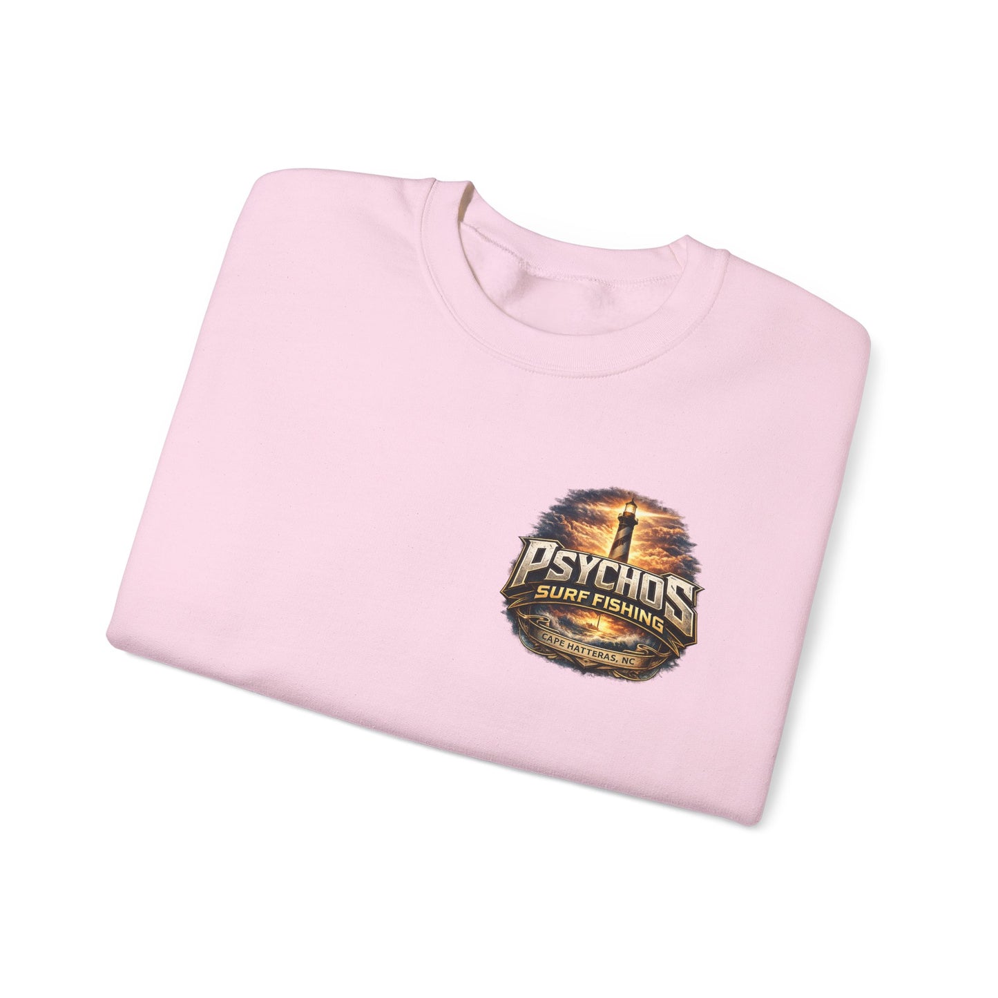 Semi-Quincennial 250 Years Crewneck Sweatshirt — Psychos Surf Fishing Retro USA Design