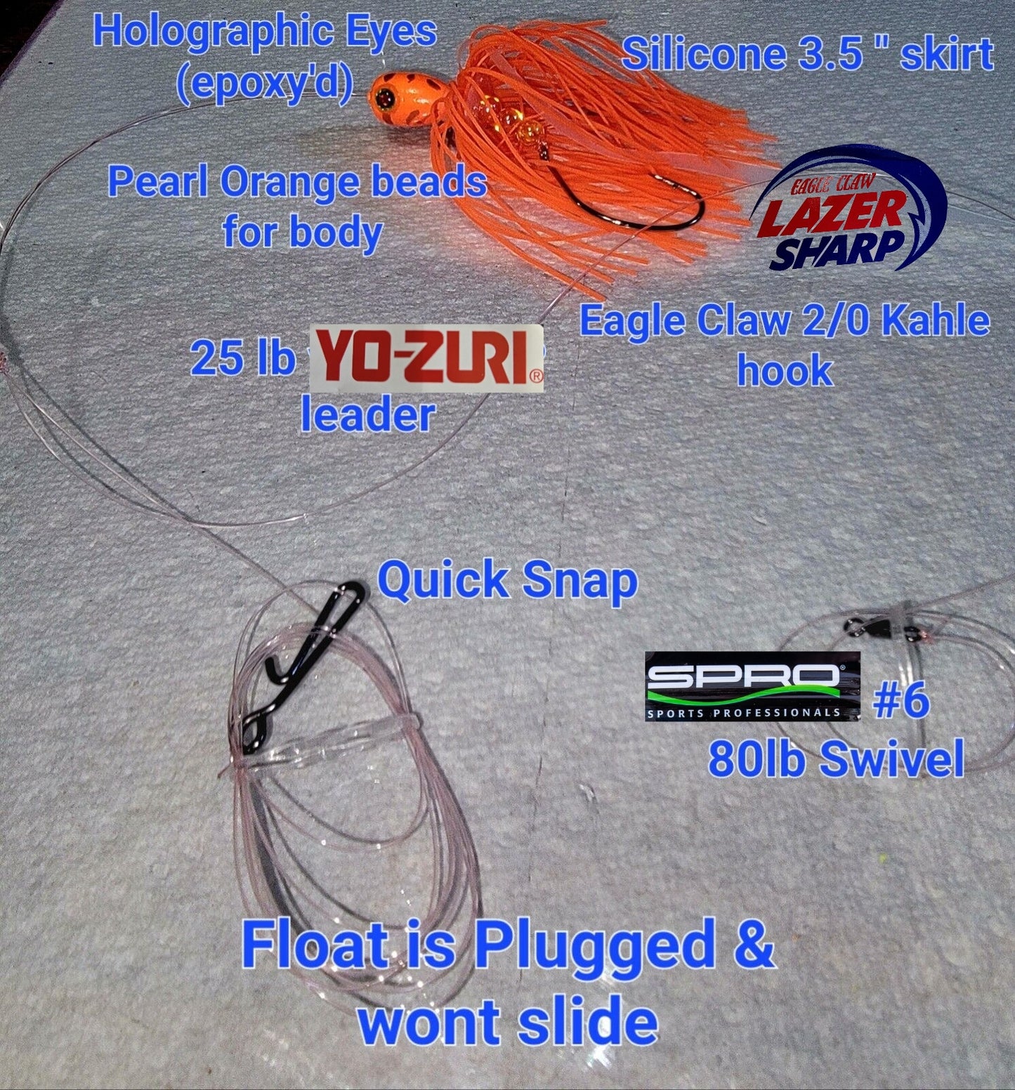 FISH EYE FLOAT RIG                             YOUR GO TO RIG FOR ANY FISH!