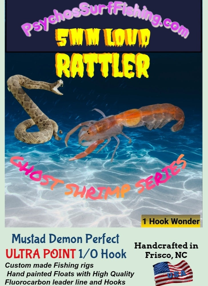 Ghost Shrimp Series! RATTLER Premium Pompano Rigs