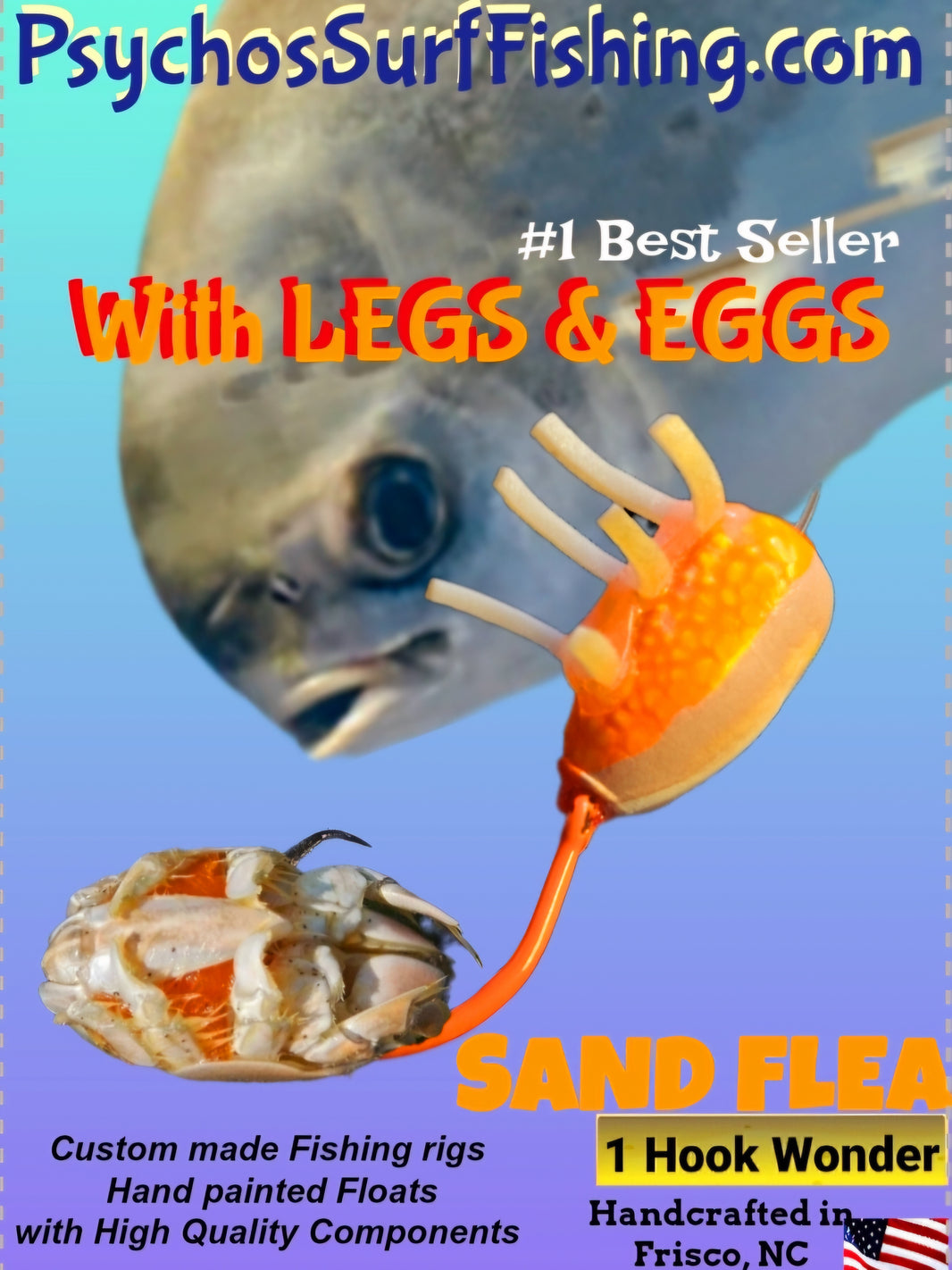 Sand Flea Series – Psycho's Surf Fishing Rigs & More